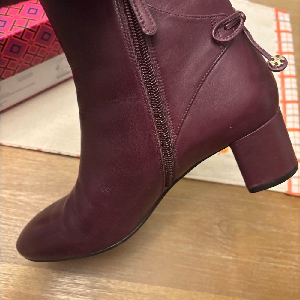 Tory Burch Laila Leather Booties - Picture 8 of 14